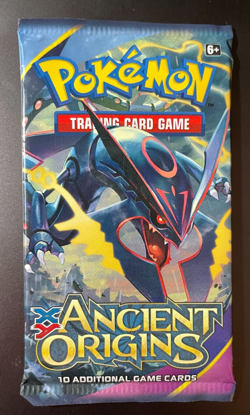 POKEMON XY ANCIENT ORIGINS Sealed 10-Card BOOSTER PACK (Rayquaza Art) - Image 1