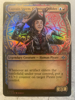 MTG Captain Storm, Cosmium Raider FOIL Lost Caverns of Ixalan U 0303 NM - Image 1