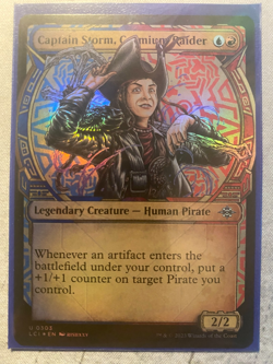 MTG Captain Storm, Cosmium Raider FOIL Lost Caverns of Ixalan U 0303 NM - Image 3
