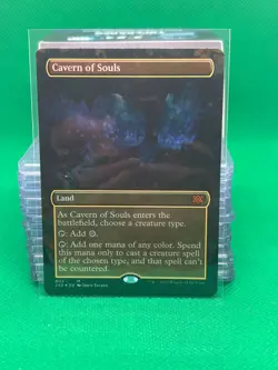 Cavern of Souls *** Borderless Foil *** Double Masters 2022 MTG - Image 1