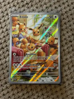 2024 Pokemon Eevee SV06: Twilight Masquerade Illustration Rare 188/167 Mint - Image 1