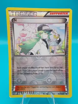 N (Supporter) 96/108 Dark Explorers Pokemon TCG Reverse Holo Lightly Played - Image 1
