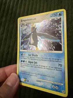 Empoleon Holo Rare Pokemon TCG Diamond & Pearl 4/130 Cosmos - Image 2