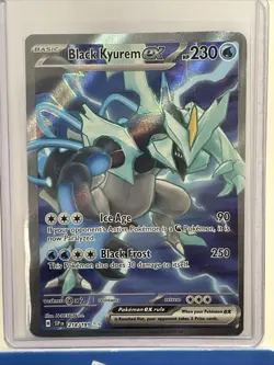 Black Kyurem ex 218/191 - Pokemon TCG - Surging Sparks Ultra Rare Holo - 2024 - Image 1