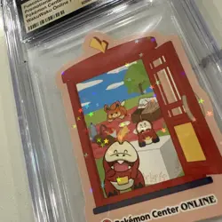POP 3 2023 POKEMON CENTER PIKACHU AWARD DELIVERY! HOLO FUECOCO CGC PRISTINE 10 - Image 3