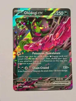 OKIDOGI EX 036/064 DOUBLE RARE HOLO POKEMON Shrouded Fable TCG S&V NM - Image 1