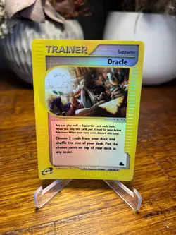 Vintage Pokemon - Skyridge - Reverse Holo Trainer Oracle 138/144 - Image 1
