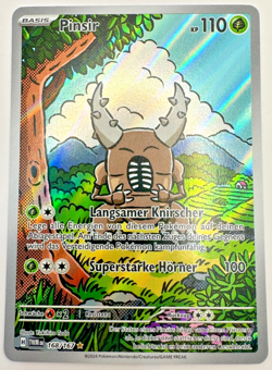 Pokemon Karte TCG Pinsir 168/167 Maskerade im Zwielicht Holo Rare Deutsch - Image 1