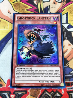 Ghostrick Lantern shsp-en016 1st Edition (LP/MP) Super Rare Yu-Gi-Oh! - Image 1