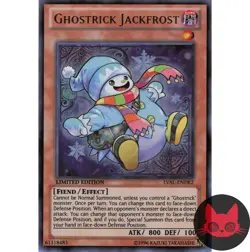 Yugioh Ghostrick Jackfrost LVAL-ENDE2 Ultra Rare Limited Edition NM - Image 1