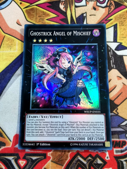 Ghostrick Angel of MIschief wsup-en035 1st Edition (NM+) Super Rare Yu-Gi-Oh! - Image 1
