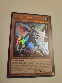 Yu-Gi-Oh TCG - K9-17 Izuna Ultra Rare - Justice Hunters JUSH-EN031 - NM - Image 1