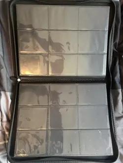 9 pocket card binder choose your style! Side Loading Pocket Zipper Slightly Used - Image 2