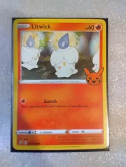 Litwick Trick or Trade BOOster #031/192 Promo Pokemon Card - Image 1