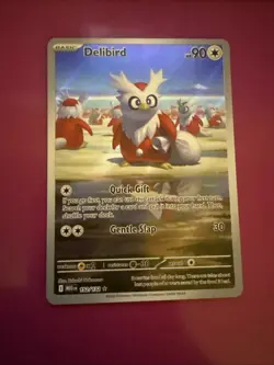 Delibird 152/132 Full Art NM/M Mega Evolution Pokemon Card - Image 1