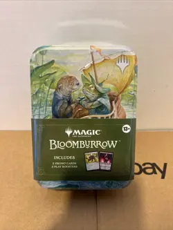 WIZARDS OF THE COAST MTG: Bloomburrow Tin (2 Promo Cards 5 Play Booster Packs) - Image 1
