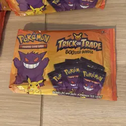 4 Bag Pokemon 2022 Trick or Treat Trade BOOster Bundle 40 Packs Halloween Cards 820650850783 - Image 2