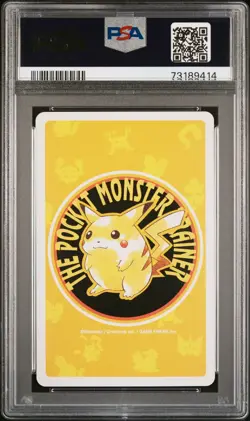 PSA 10 Pokemon Playing Card Poker Yellow Wigglytuff #040C 6 of Clubs 1998 Pop 1 - Image 2