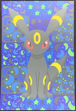 Umbreon Pokemon Center Post Card Eevee Collection 2012 Limited Japanese Rare - Image 1