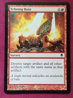 Magic The Gathering DARKSTEEL ECHOING RUIN red card MTG - Image 1