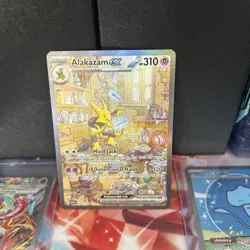 Pokemon Alakazam EX TCG Card 201/165 SV Scarlet & Violet 151 NM Condition - Image 1