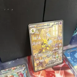 Pokemon Alakazam EX TCG Card 201/165 SV Scarlet & Violet 151 NM Condition - Image 2