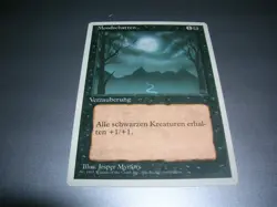 MTG - BAD MOON - MONDSCHATTEN Incantesimo Terza/Quarta Edizione GER 1995 - Image 1