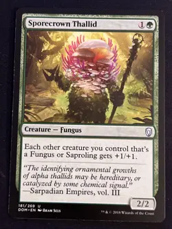 1x Sporecrown Thallid (181) Dominaria LP MTG Magic the Gathering x1 MKE - Image 1