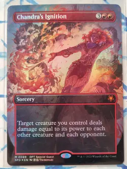 MTG, Chandra's Ignition, Borderless Foil, Special Guest Mythic #0089 (Unplayed) - Image 1
