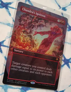 MTG, Chandra's Ignition, Borderless Foil, Special Guest Mythic #0089 (Unplayed) - Image 2