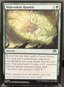 MTG Modern Horizons 3 Malevolent Rumble (Common) - Image 1