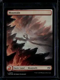 Mountain - 275 - Foil - TDM - NM - MTG Magic the Gathering - Image 1