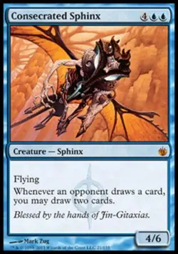 Magic the Gathering: Consecrated Sphinx Mirrodin Besieged Regular - Image 1