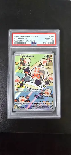 Clobbopus 207/191 Pokemon Surging Sparks Holo - PSA 10 Gem Mint - Image 1