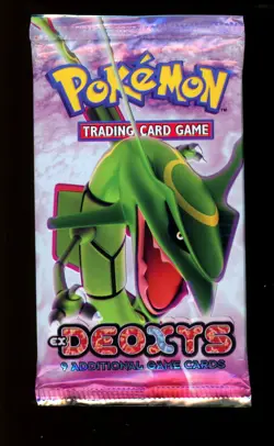 2005 Pokemon EX Deoxys Booster Pack Rayquaza Art Factory Sealed 17.40g - Image 1