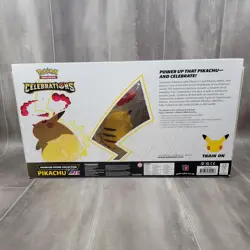 Pokemon Celebrations Premium Figure Collection Pikachu VMAX Box Factory Sealed 820650809408 - Image 3
