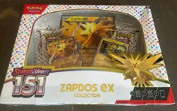 POKEMON TCG SCARLET & VIOLET 151 ZAPDOS EX COLLECTION BOX FACTORY SEALED NEW - Image 1