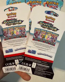 Pokemon-Journey Together Sleeved Booster Packs- LOT OF 5 - Image 2