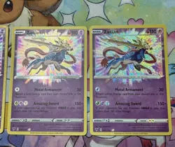 Pokemon TCG Zacian 82/185 Vivid Voltage, Near Mint Holo - Image 1