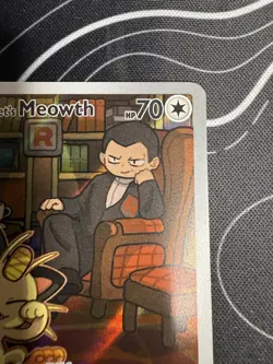 Team Rockets Meowth 203/182 IR Pokemon TCG- Destined Rivals NM FOIL - see pics - Image 4