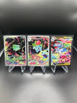 Pokemon TCG: Bulbasaur Stamp IR Ivysaur IR & Mega Venusaur SIR Ex Mega Evolution - Image 1