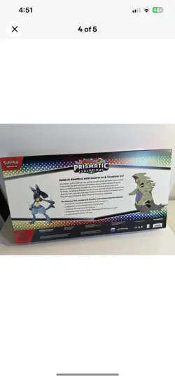 LOT OF 2 Pokemon Prismatic Lucario Ex Tyranitar Ex Premium Collection Sams Club - Image 5