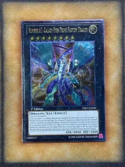Yugioh Number 62: Galaxy-Eyes Prime Photon Dragon PRIO-EN040 Ultimate 1st Ed NM - Image 1