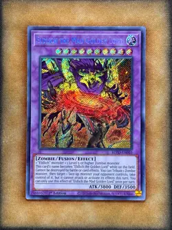 Yugioh Eldlich the Mad Golden Lord BLVO-EN040 Secret Rare 1st Ed NM - Image 1