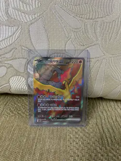 Pokemon Card Korean Team Rocket's Moltres SR 112/098 SV10 Glory of Team Rocket - Image 2