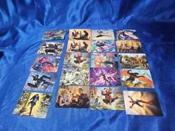 Magic The Gathering Spider Man 20 Art Card Lot NO DOUBLES - Image 1