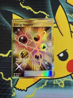 Energy Recycler 143/131 Secret Rare Sm-Forbidden Light Holo Mint/NM Pokemon Card - Image 1