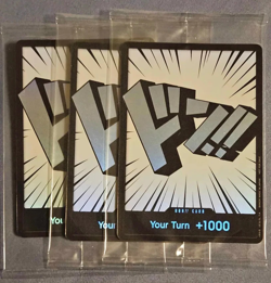 3x DON!! Card 3D Text Graffiti English One Piece Treasure Cup Promo English - Image 1