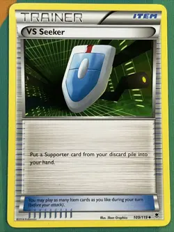 Pokemon Card - VS Seeker - Item - UC (109/119) XY Phantom Forces *LP* - Image 1