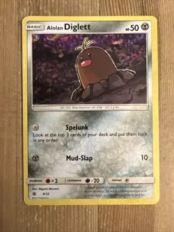 Mcdonalds Promo - Alolan Diglett -- 9/12 Holo - Pokemon Card - NM - Image 1